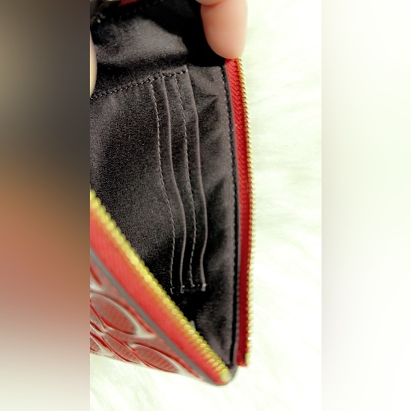 NWT Coach Corner Zip In Signature Leather Authentic Limited Edition 6.25” X 4” - Picture 5 of 5